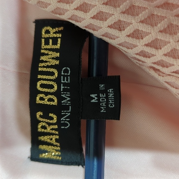 Anthropologie Marc Bouwer Textured Knit Cap Sleeve Notch Neck Zip Back Dress - Picture 8 of 12